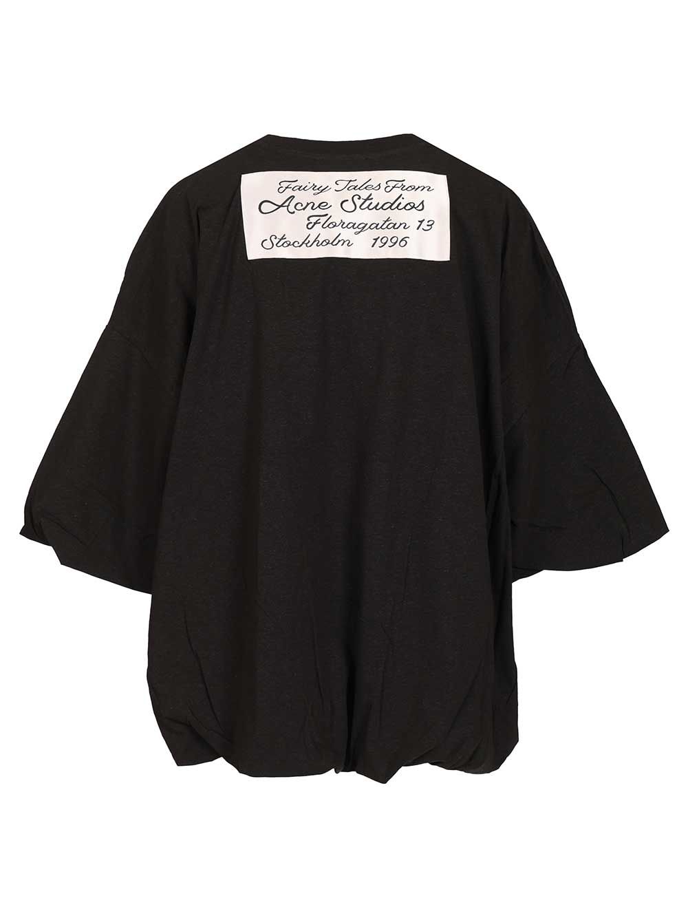 Acne Studios Short-Sleeved T-Shirt - Nero | f440e3c63e449dcb22c2dcb3ad22e0ba4f6d719f