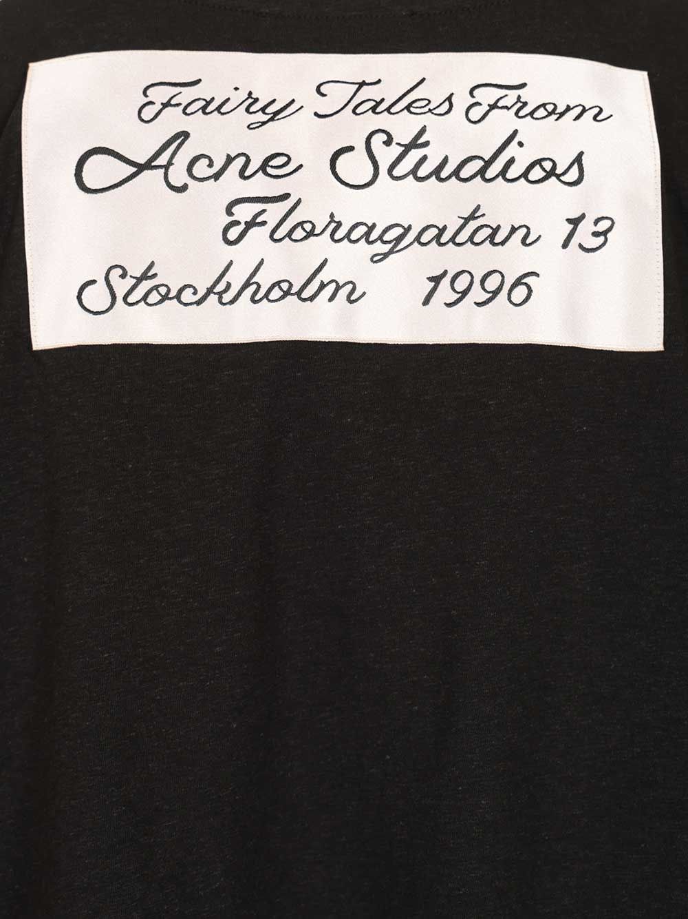 Acne Studios Short-Sleeved T-Shirt - Nero | 4488095e1eaf49d5e5ded2136509594e63876a30