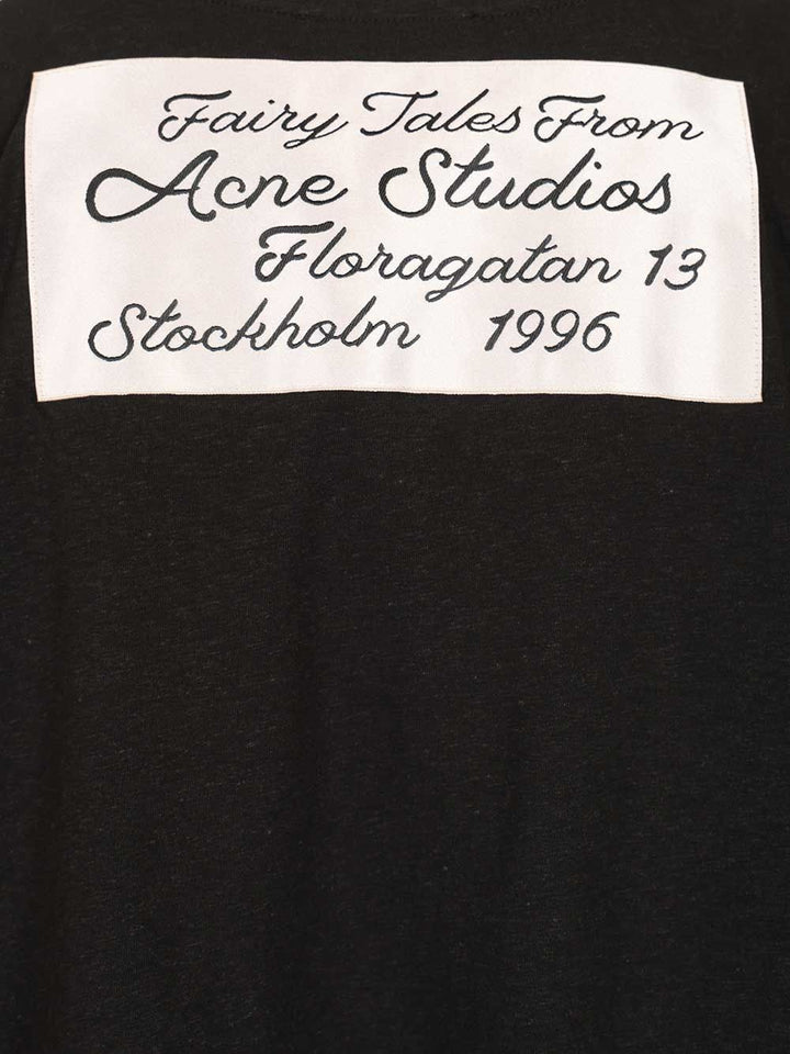 Acne Studios Short-Sleeved T-Shirt - Nero | 4488095e1eaf49d5e5ded2136509594e63876a30