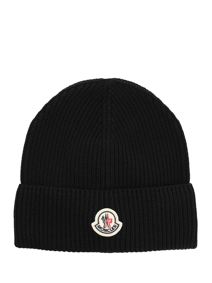Moncler Cotton Hat Cappelli - Nero | 9e05de1667097458e2deea9bd7ec616c98978136