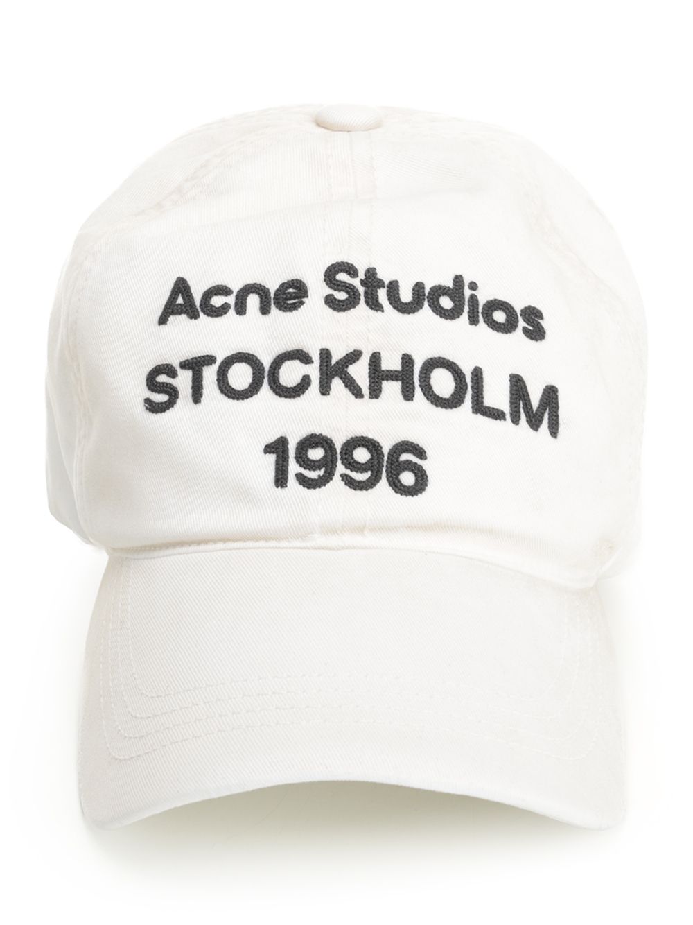 Acne Studios Baseball Cap With Embroidered Logo Cappelli - Bianco | bf5f4134567942f9140d636ca79151f2b8fd6b94