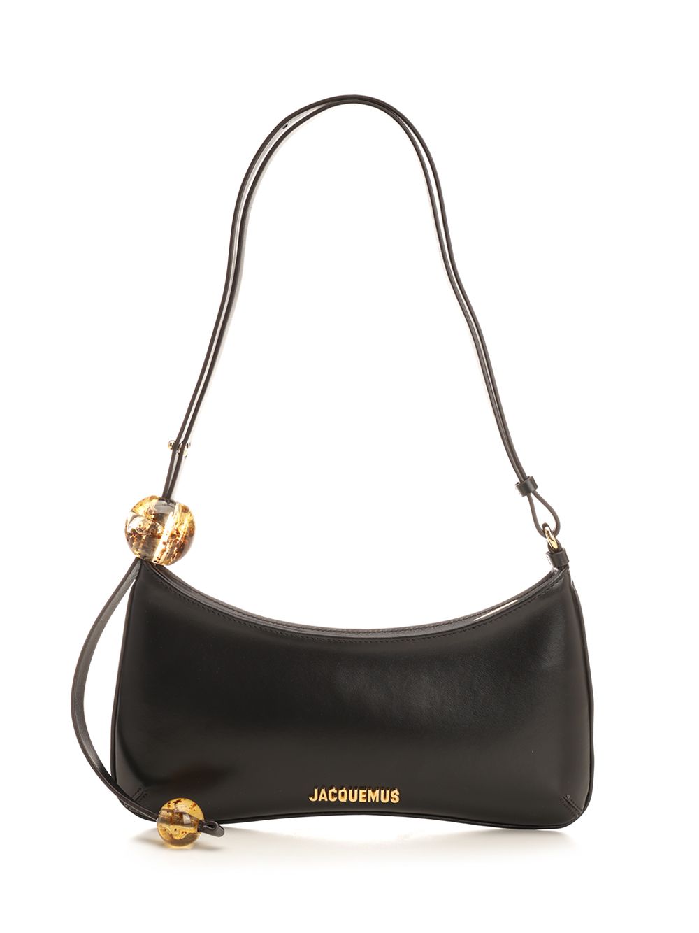 Jacquemus Il Bisou Perle Shoulder Bags - Nero | bd6a905316b31671d5028d7ff9ac2f3fb1a51e18