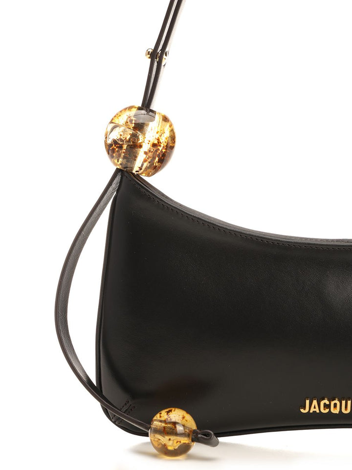 Jacquemus Il Bisou Perle Shoulder Bags - Nero | 9c1c40eadaf8eceef1ca3733b90309ecdeb1cfcf