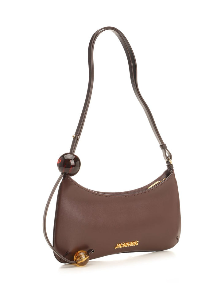 Jacquemus Il Bisou Perle Shoulder Bags - Marrone | f3fdc13828ca1e152113931c36f8abf63970bb3f