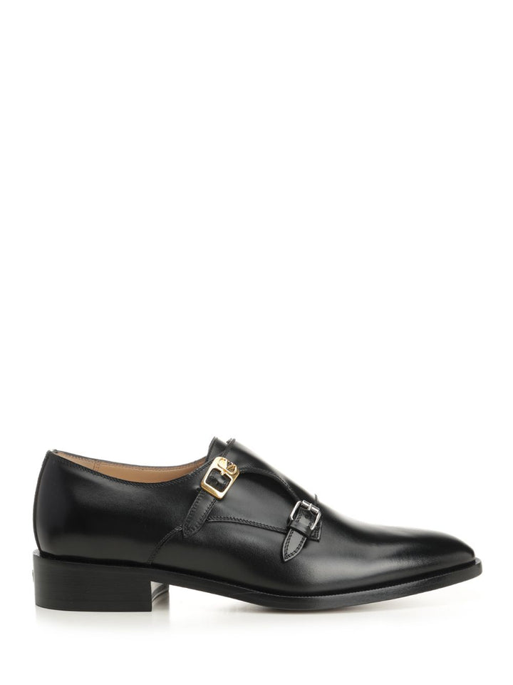 Valentino Garavani Double Monk Strap Pas Des Dieux Mocassini - Nero | d736a569b18d9d875ee027b9564678c4f9247772