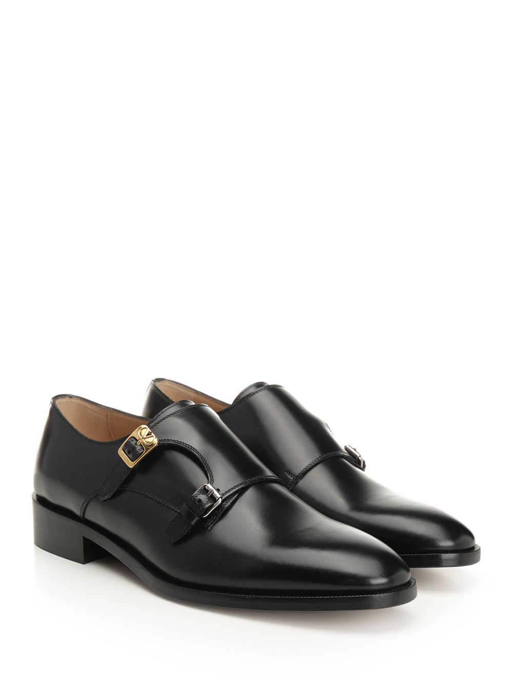 Valentino Garavani Double Monk Strap Pas Des Dieux Mocassini - Nero | 0cb929f1078e7c540886442d5e448a2c5c9c2fbb