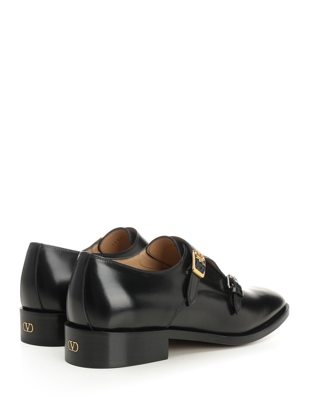 Valentino Garavani Double Monk Strap Pas Des Dieux Mocassini - Nero | cdd24e407f981d09a01487c0ea2ecbf2c8b93746