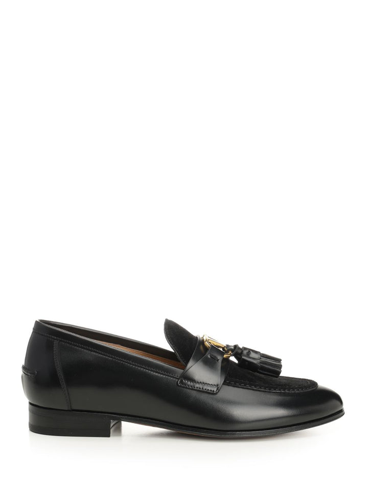 Valentino Garavani Vlogo Loafer Mocassini - Nero | 5633aa8214aee275f4349a6d933b34f07fdea227