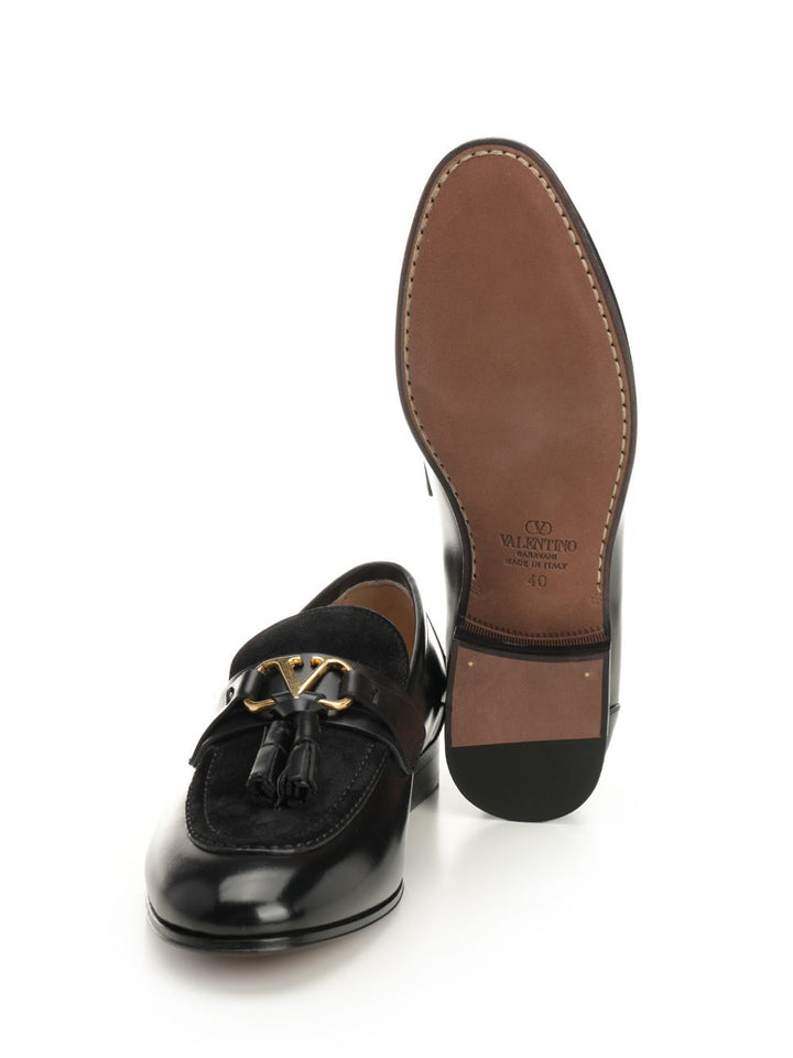 Valentino Garavani Vlogo Loafer Mocassini - Nero | f149d028ceb2d882b999229d556fda4866769fa9