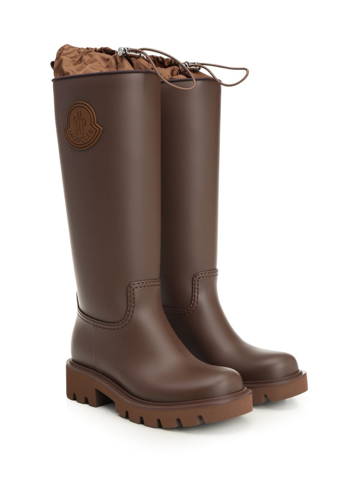 Moncler Kickstream High Rain Boots - Marrone | b6ef4eb1160c7f99421693a77bf0741a6795c12e