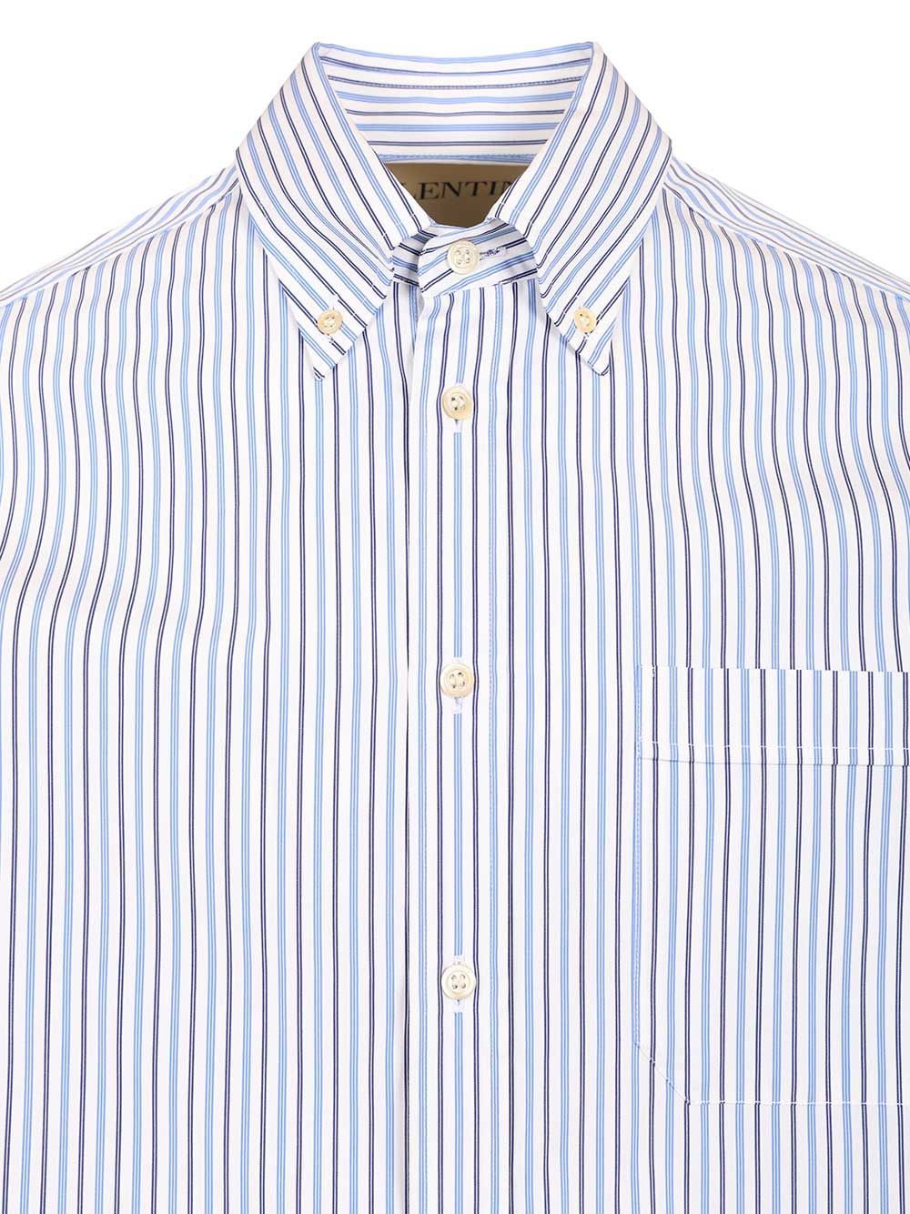 Valentino Garavani Striped Cotton Button-Down Shirt Shirts - Light blue | 4b477470f47d5a72f071d243e23d5418e94242de