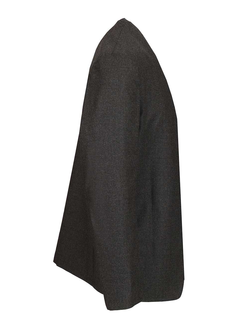 Maison Margiela Minimal Wool Jacket Giacche - Grey | 95ca20e77470009183481331c51ad63999915289