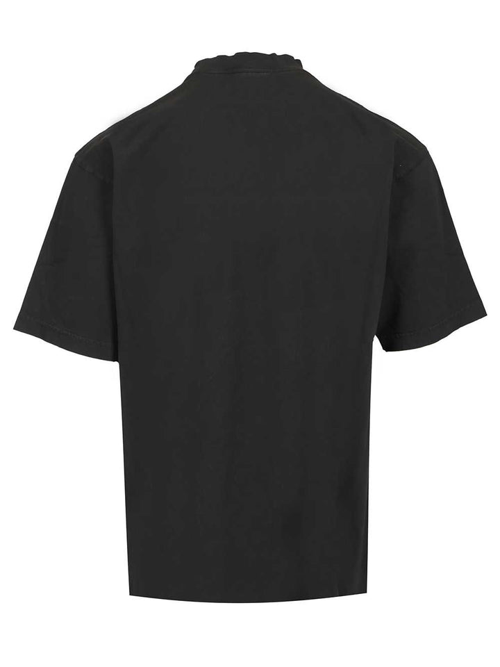 Balenciaga Cursive T-Shirt - Nero | 168903ea7385a733e1ea4dbaf1d038f77b4af547