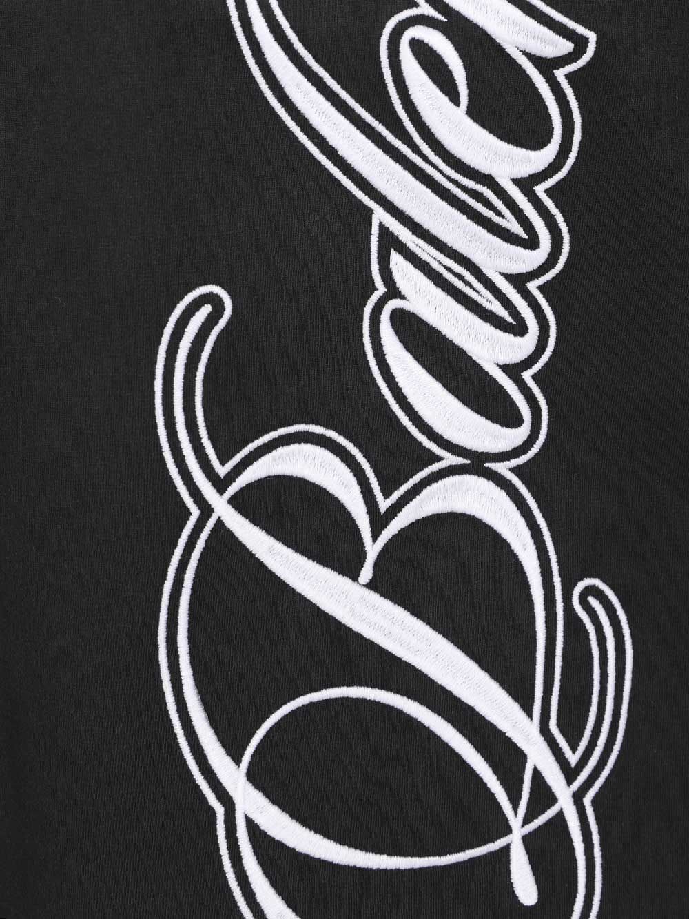 Balenciaga Cursive T-Shirt - Nero | 355e1b2d532819c43e13ca0b0dc1d21b8793e6c5