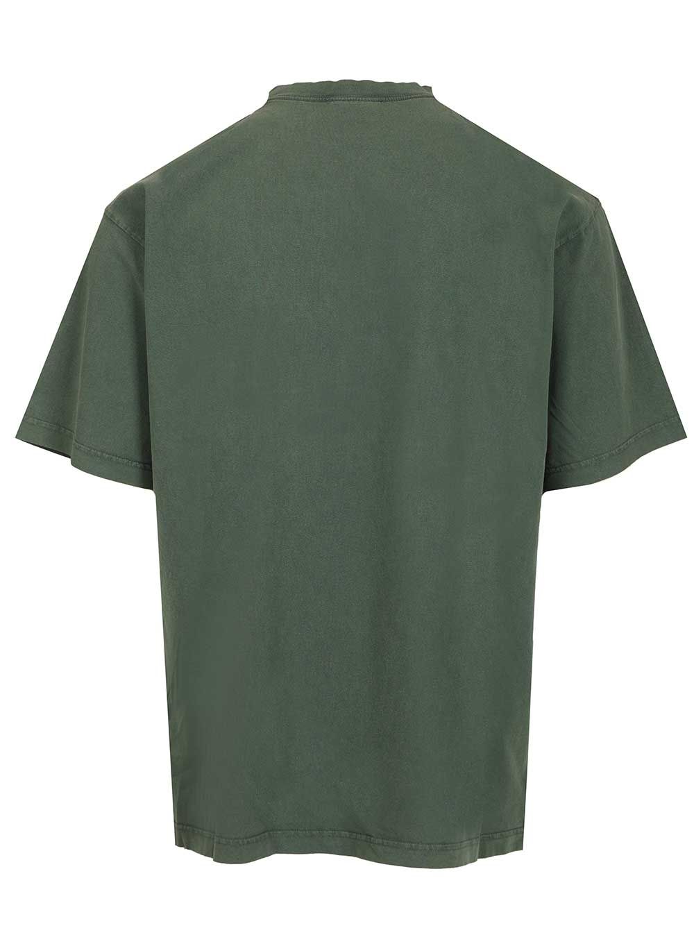Balenciaga Laurel T-Shirt - Verde | 938ddc7296ad02901b8d60acced3b096817576af