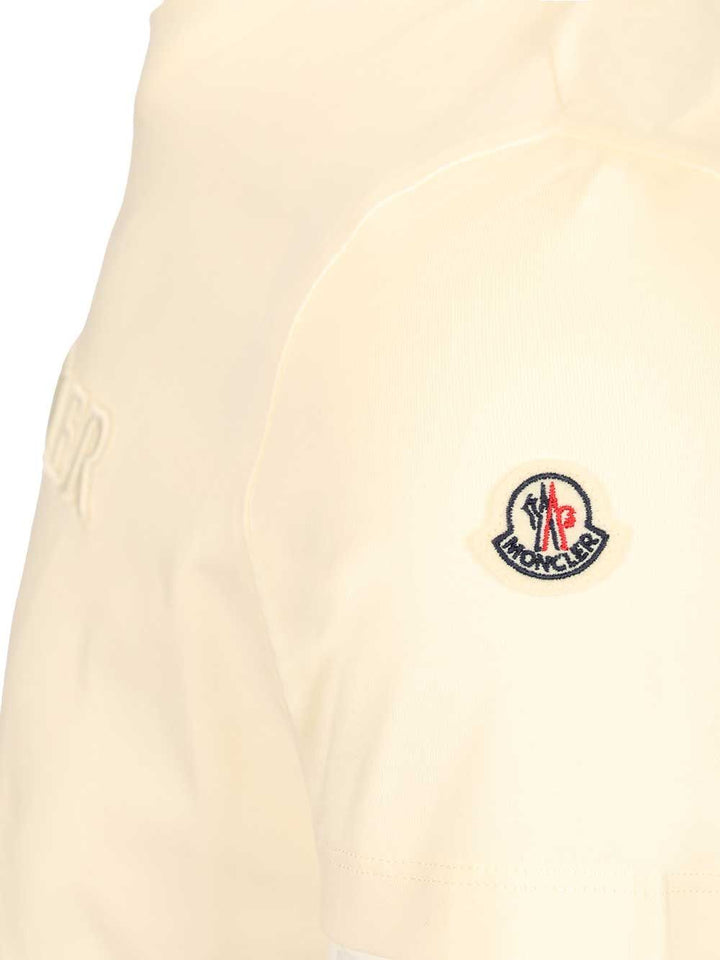 Moncler Cotton T-Shirt - Bianco | 2b8cd0350dc041650fdc8aa3f4f5adfa2e2f38fa