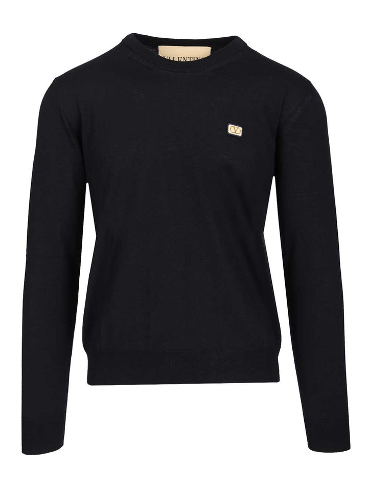 Valentino Garavani Valentino Wool Sweater Knitwear - Blu | e655ed1d463fc44be24dbc1441583fe5cb281bea