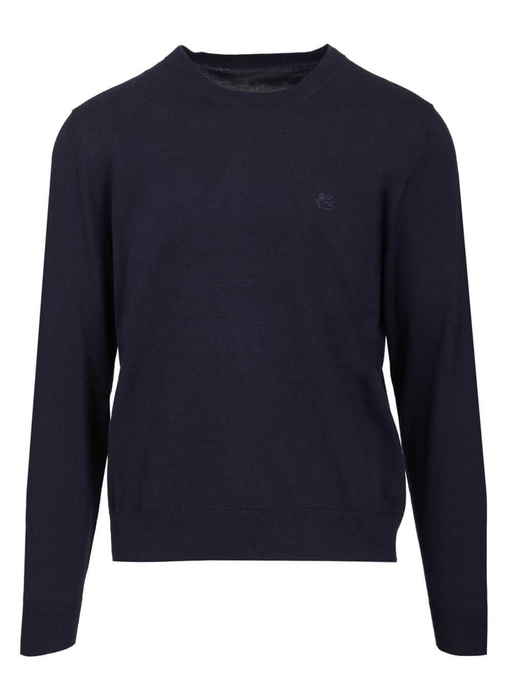 Etro Cotton Sweater Knitwear - Blu | a03d2fc6e7e774007c57eb9ab4c5d885fe93268c