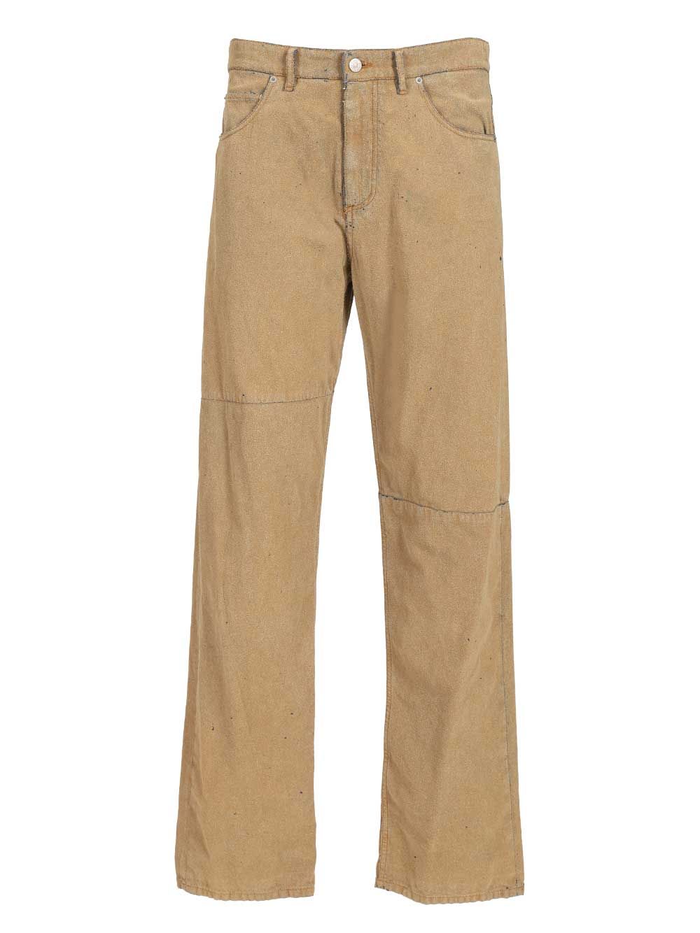 Mm6 Maison Margiela Straight-Leg Jeans - Beige | 8a44a97d88f496b77677ed53ebb9c151b70e66b1