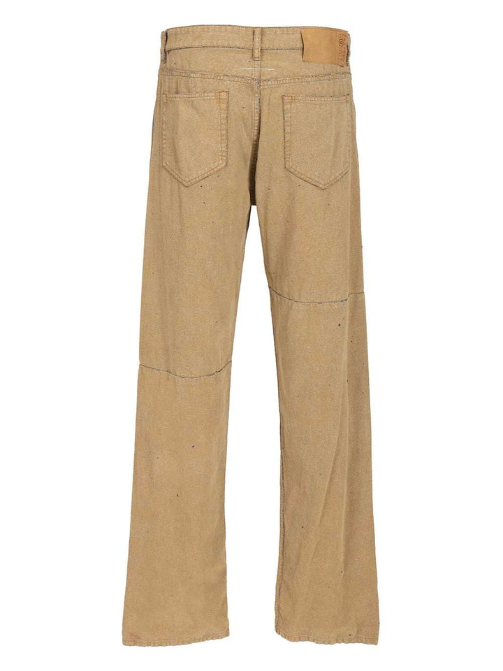 Mm6 Maison Margiela Straight-Leg Jeans - Beige | 74a37456e513cde62aab4eeb9c04017b23b69fd0