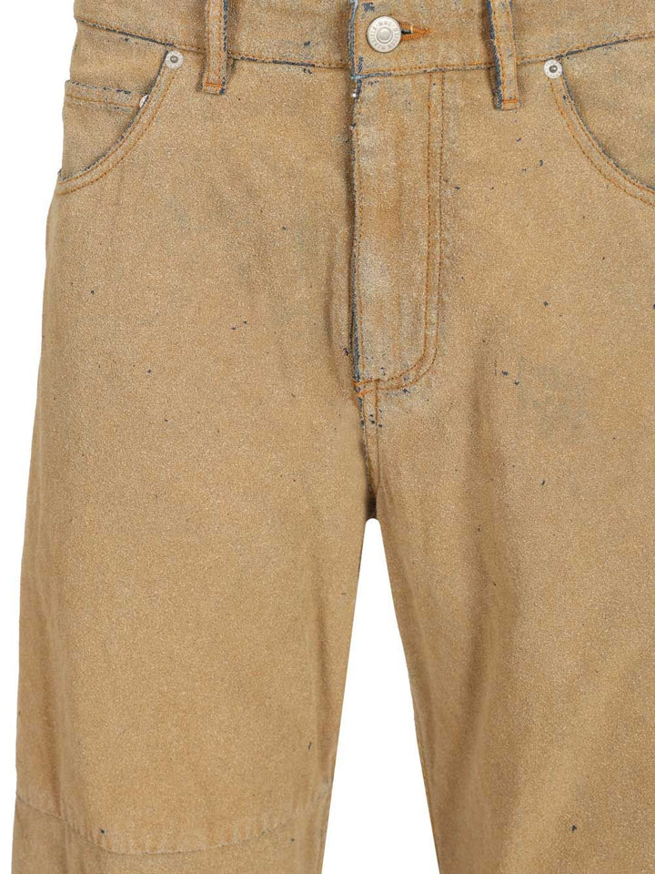 Mm6 Maison Margiela Straight-Leg Jeans - Beige | b2498176061e715f019ec75923f9400e463fb226