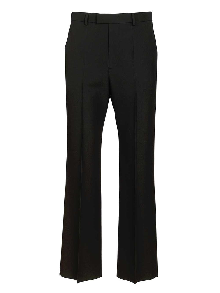 Valentino Garavani Formal Wool Trousers - Nero | 56f0177394494bbbbcfcdba1773a50b37819fb43