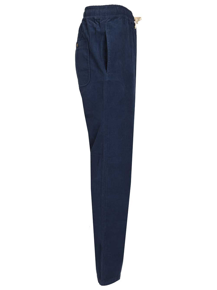 Marant Nirlen Trousers - Blu | 000b33824e3fdc012705f5a604c89d30112a527e