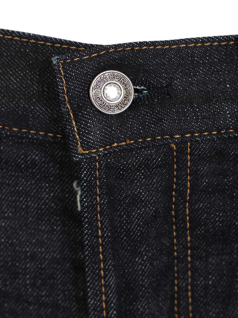 Tom Ford Selvedge Slim Fit Jeans - Blu | 342022a1c614fefce8b7ef349753acdddc9b0bb3