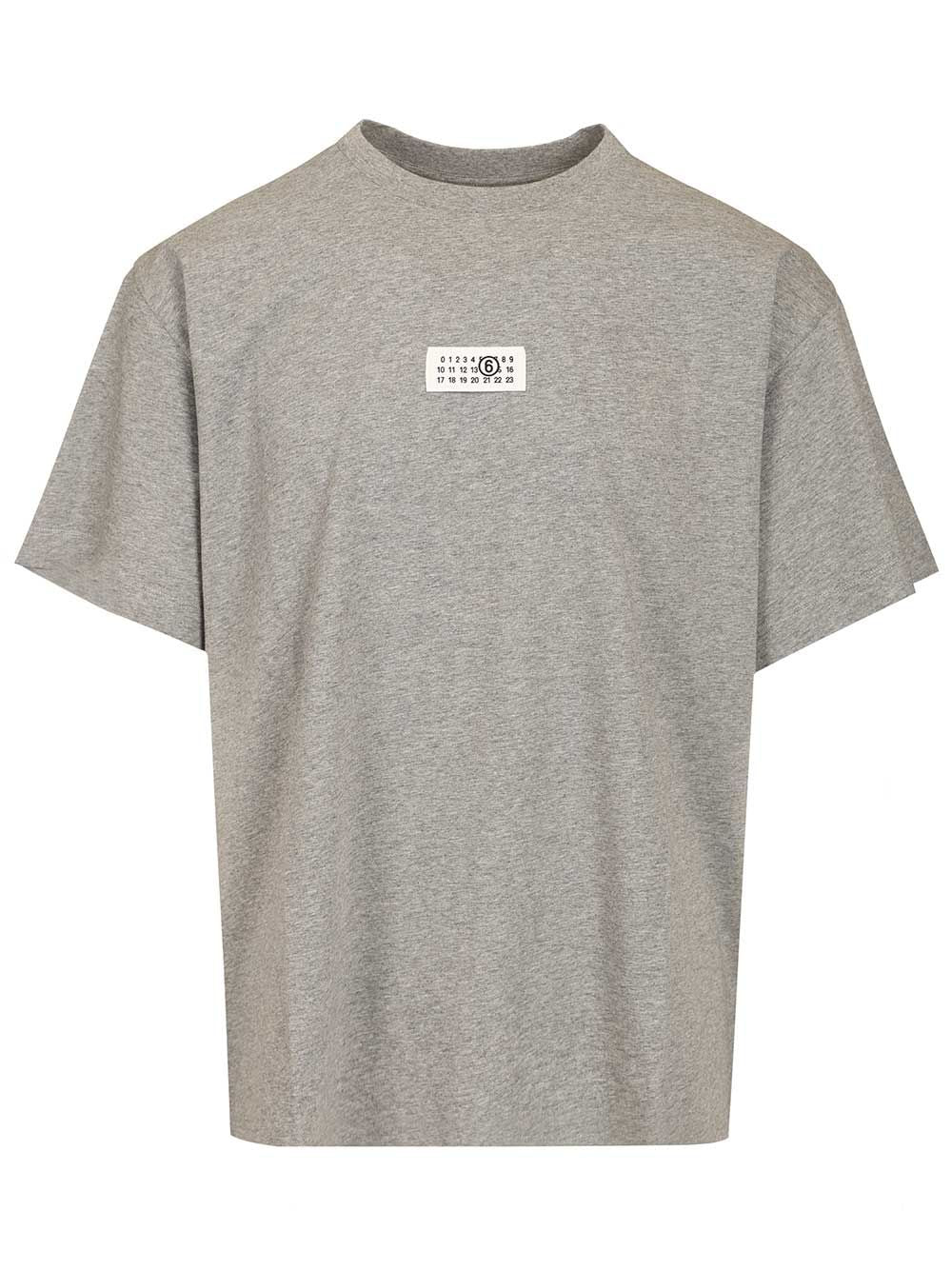 Mm6 Maison Margiela Numeric T-Shirt - Grey | 08e8dd61e07d2ea769c14caf07e579c11c5e74e2