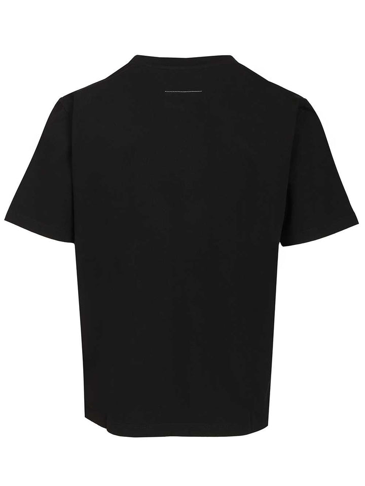 Mm6 Maison Margiela Cotton Jersey T-Shirt - Nero | a4dad09bf0c9bcd6a6de9626a0c4822b14afc2d8