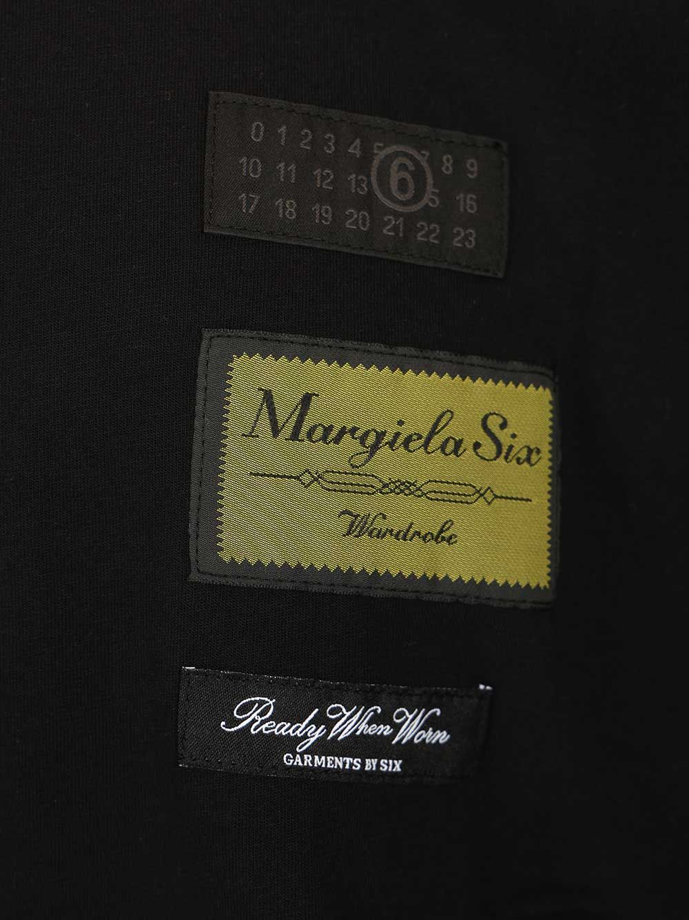 Mm6 Maison Margiela Cotton Jersey T-Shirt - Nero | 839f605dec0d11eabf8419e1c79dbf19f7912f20