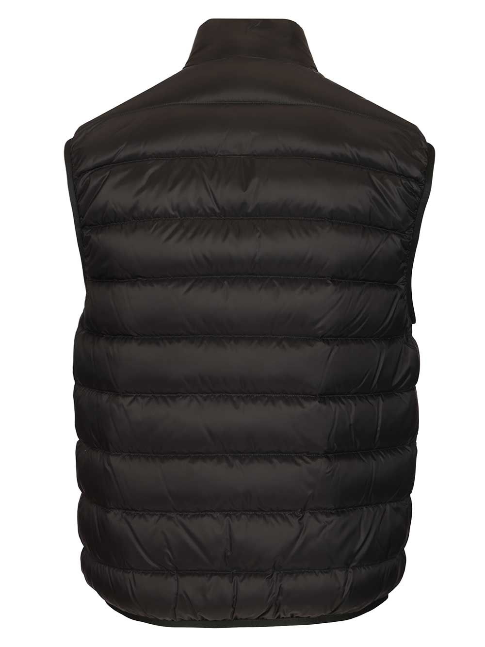 Moncler Deneb Down Padded Vest Coats - Nero | e58294fe5c215d1034812eebc79648f3cfd47517