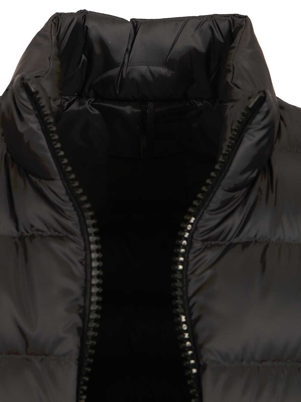 Moncler Deneb Down Padded Vest Coats - Nero | fa7466d0d68c44e57e73a34ca14cbfc0e91c4e3c