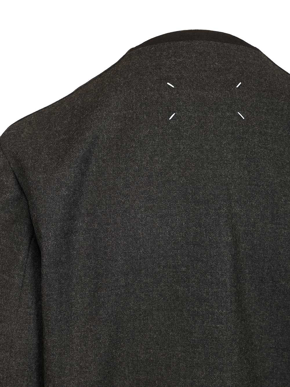 Maison Margiela Minimal Wool Jacket Giacche - Grey | 79de3e5d954968634888e594bfd287b478e6878a