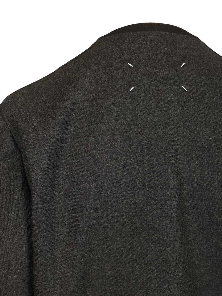 Maison Margiela Minimal Wool Jacket Giacche - Grey | 79de3e5d954968634888e594bfd287b478e6878a