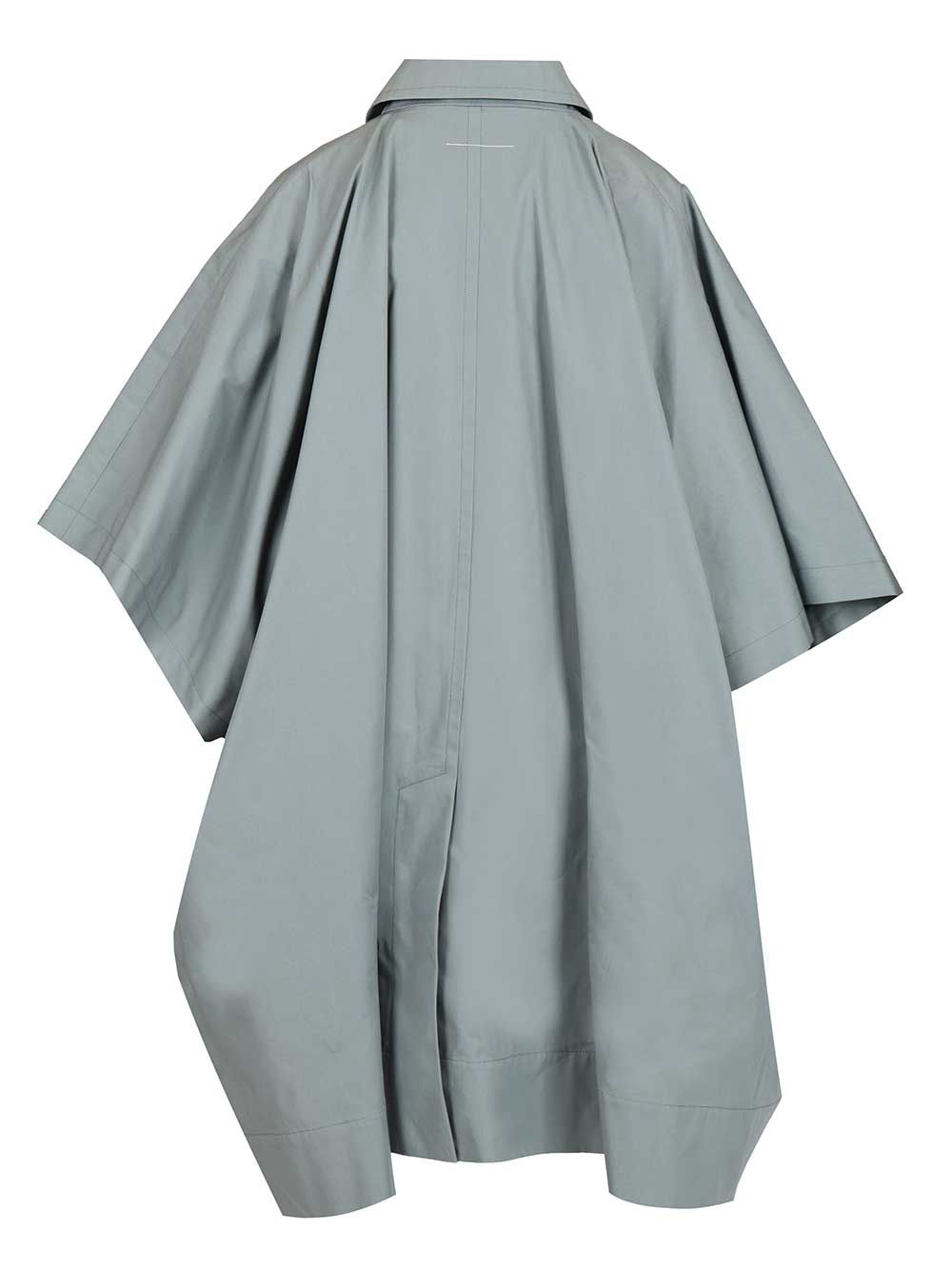 Mm6 Maison Margiela Mm6 Margiela Trench Coat Coats - Blu | f5237676df8766bc667ea3cb9804ef5a208123a1
