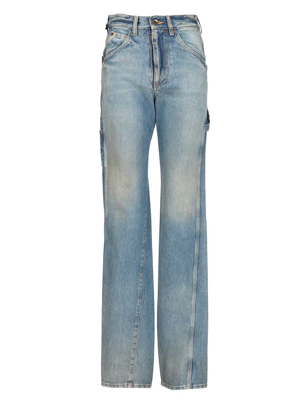 Maison Margiela Straight Leg Jeans - Blu | 50e4cba0a53fd8f1c48500867f7aad88a7bca52a