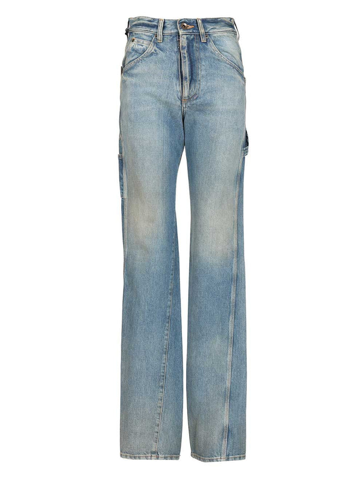 Maison Margiela Straight Leg Jeans - Blu | 50e4cba0a53fd8f1c48500867f7aad88a7bca52a