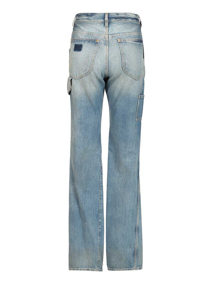 Maison Margiela Straight Leg Jeans - Blu | 0ca31367aee6457bade646058e81cc413ae1e899