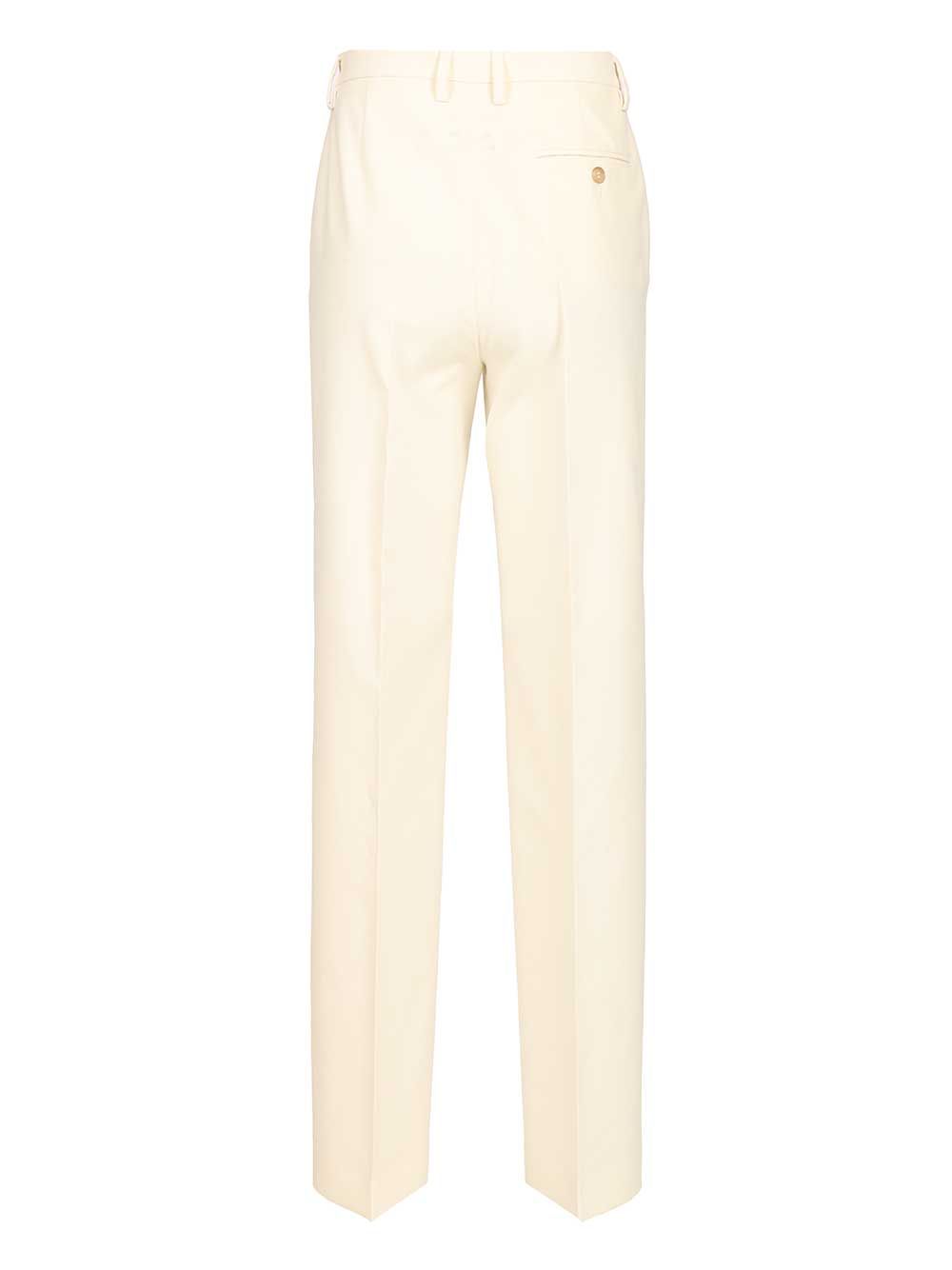 Mm6 Maison Margiela Tapered Leg Trousers - Beige | d39858289972e5bae7490161bafc7974b1f51663