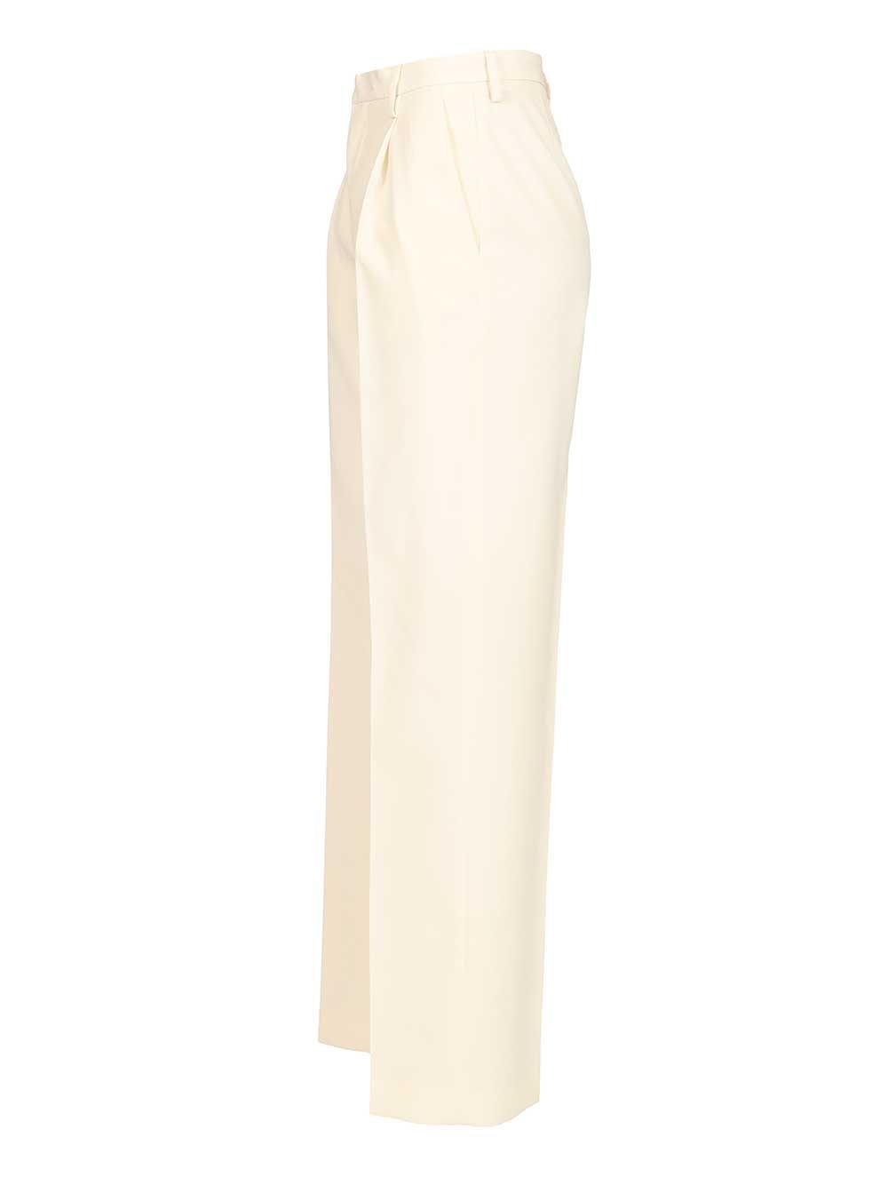 Mm6 Maison Margiela Tapered Leg Trousers - Beige | 98370baa410c1469428cbfce2bb93e960f4f700c