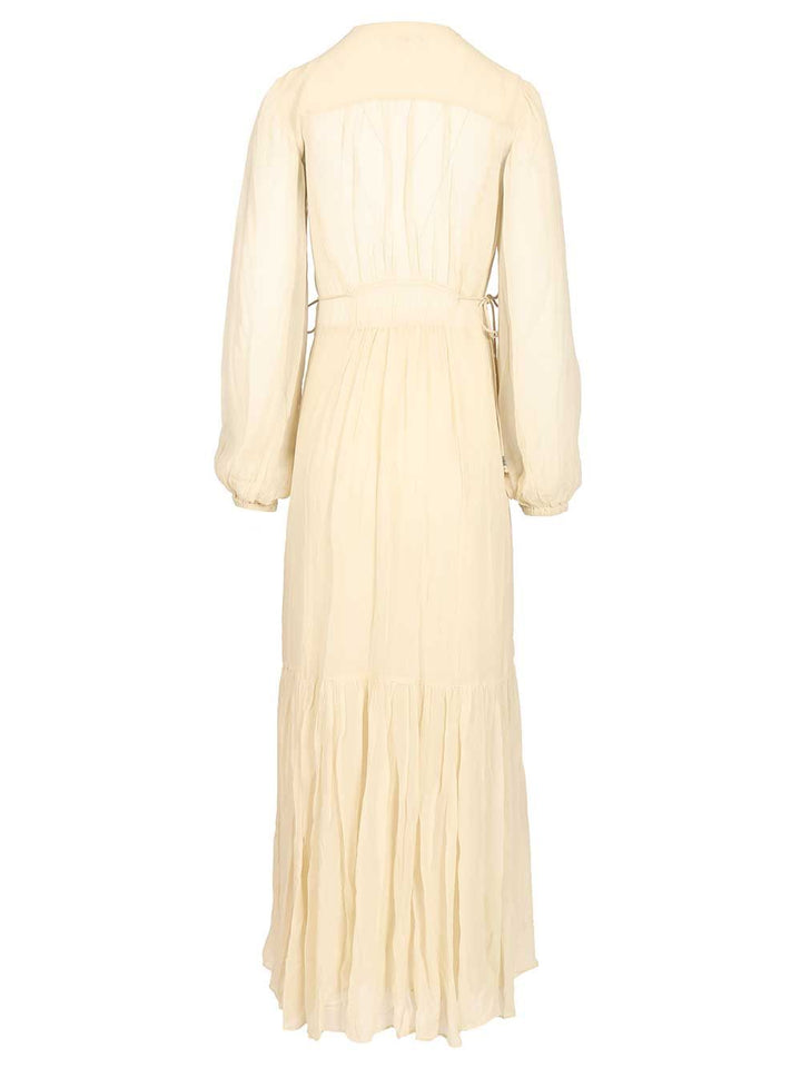 Marant Etoile Briane Long Dress Abiti - Beige | e09237dfae9bb2da08f8651ffacad81c6d8b45ef