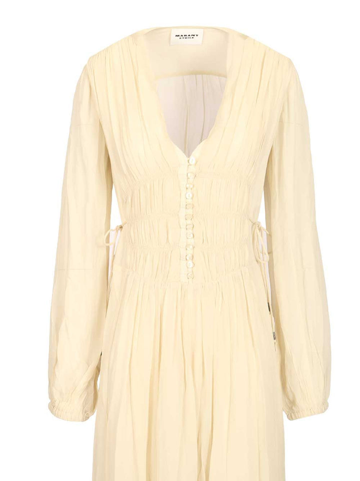 Marant Etoile Briane Long Dress Abiti - Beige | ef8cd1446371b7a9f4c08e43efd75b1a701dc172