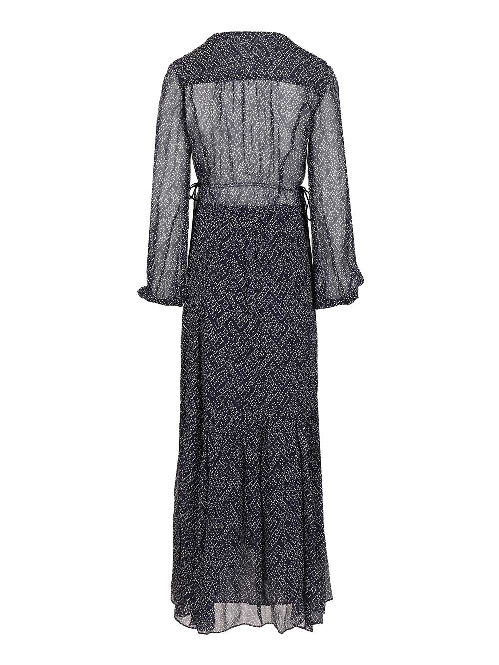 Marant Etoile Briane Long Dress Abiti - Blu | ff669918e43ea4e4ae7abd6cad260101e5d663fc