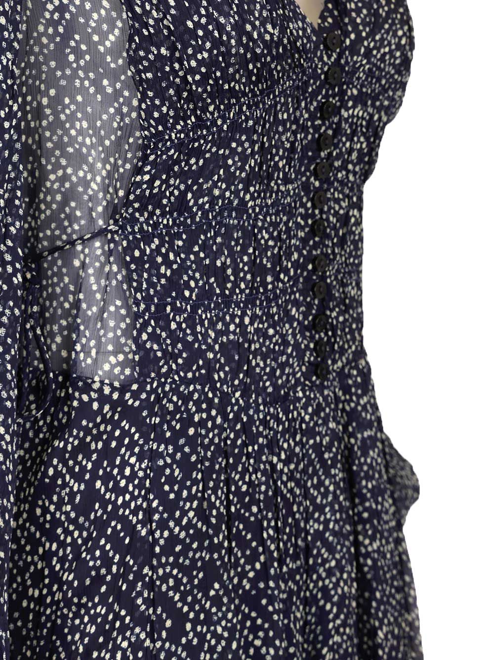 Marant Etoile Briane Long Dress Abiti - Blu | de043af3dc1c2f752d77b1fb1be938b8b3c925ff