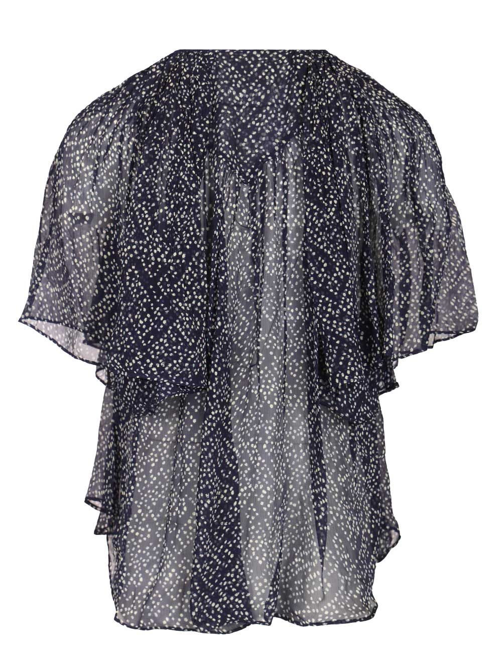 Marant Etoile Neslya Top T-Shirt - Blu | 1030a204a20e687e3f4dd3493755ac23a8fc4ba1