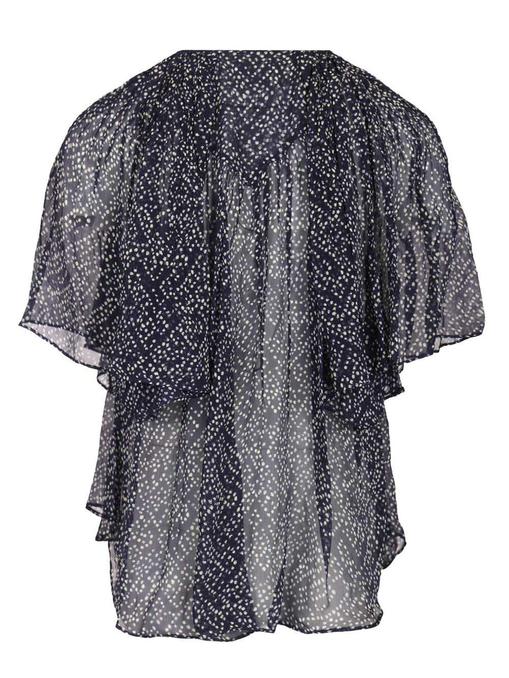 Marant Etoile Neslya Top T-Shirt - Blu | 1030a204a20e687e3f4dd3493755ac23a8fc4ba1