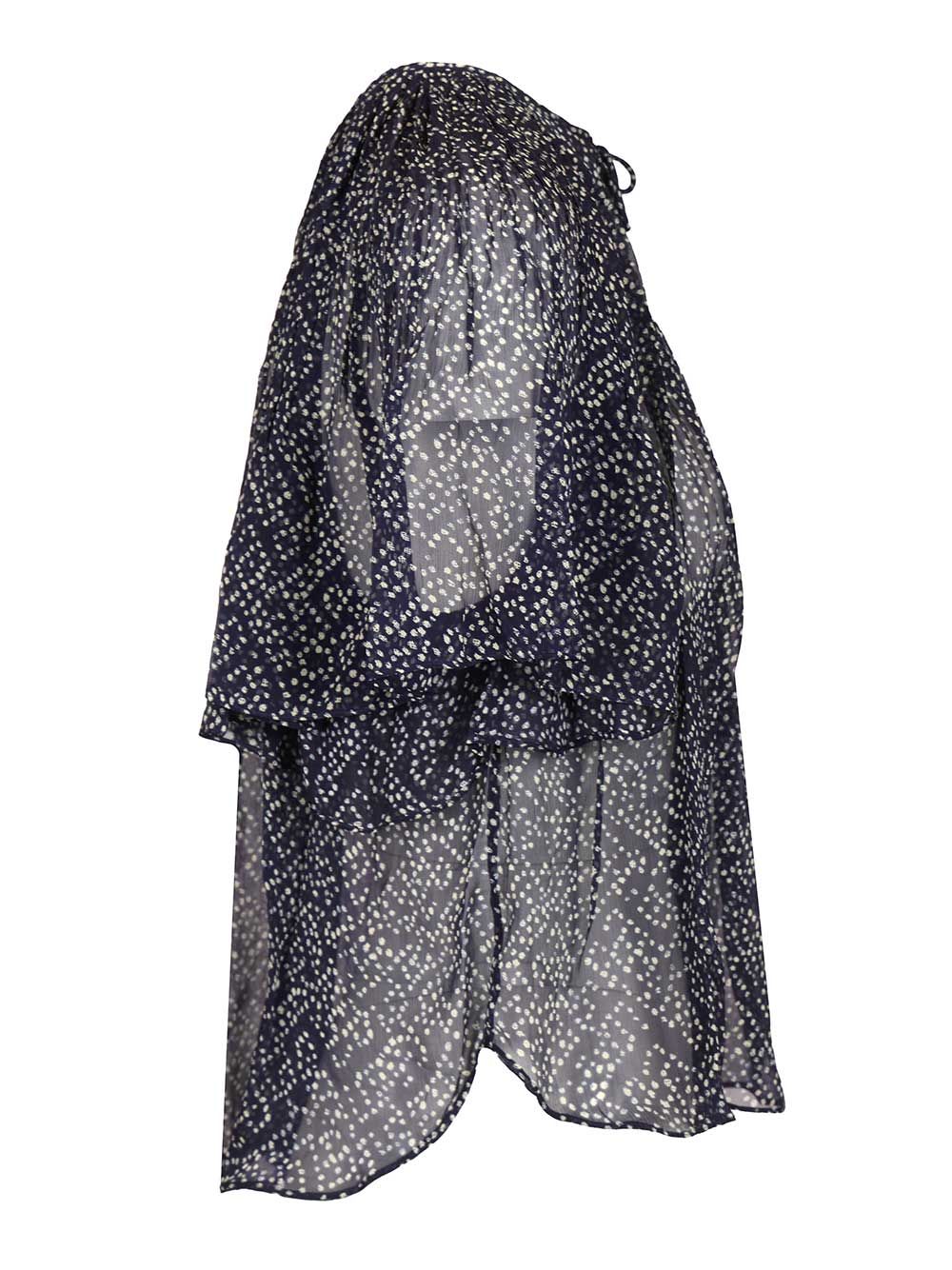 Marant Etoile Neslya Top T-Shirt - Blu | 31be5b4e58d47c0882de682aa4d7f472e8cb2f07