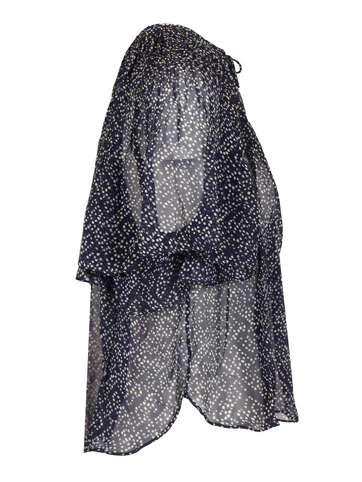 Marant Etoile Neslya Top T-Shirt - Blu | 31be5b4e58d47c0882de682aa4d7f472e8cb2f07