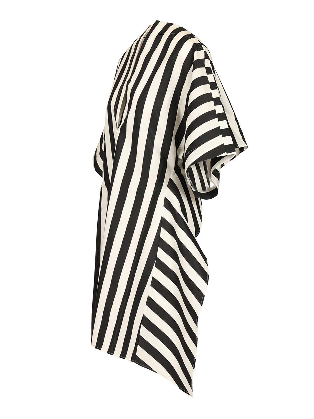 Jacquemus Unique In Cotton And Silk With Moisson Stripes Abiti - Multicolor | 7412d4139d4133124e174396f5d979c4f67efff3